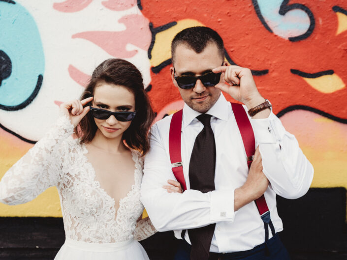 Miejska sesja ślubna Patrycji i Jarka