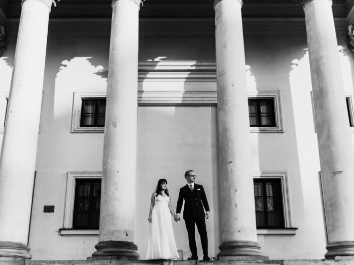 Miejska sesja ślubna Ani i Michała