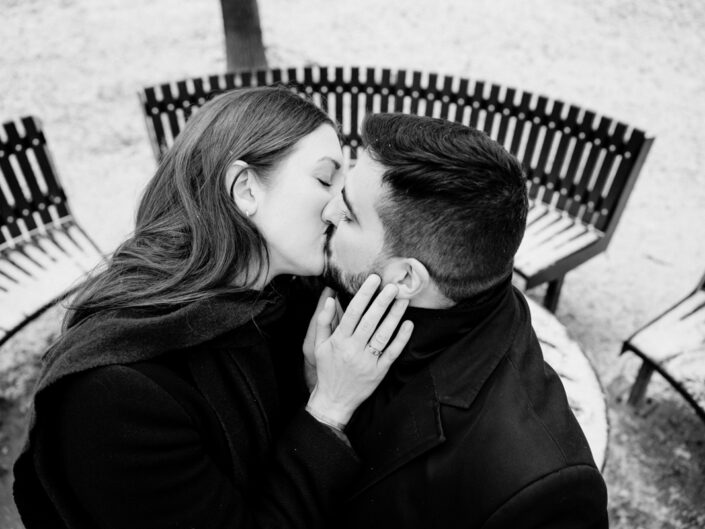 Sesja narzeczeńska w centrum Warszawy