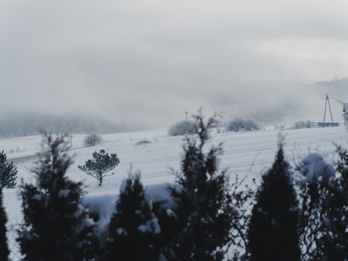 Zimowo-górskie krajobrazy